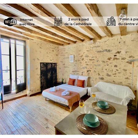 Le Cosy-Chic, 2 Min A Pied Cathedrale , Jacobins Apartment Le Mans Bagian luar foto